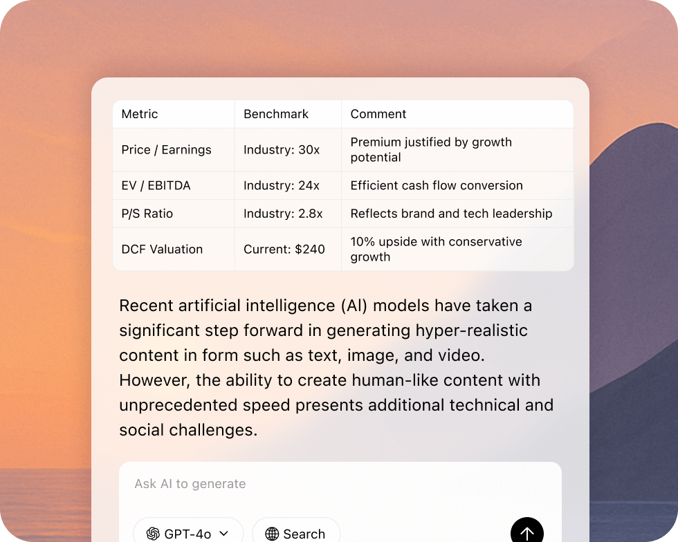 Advanced Image and Chart Analysis