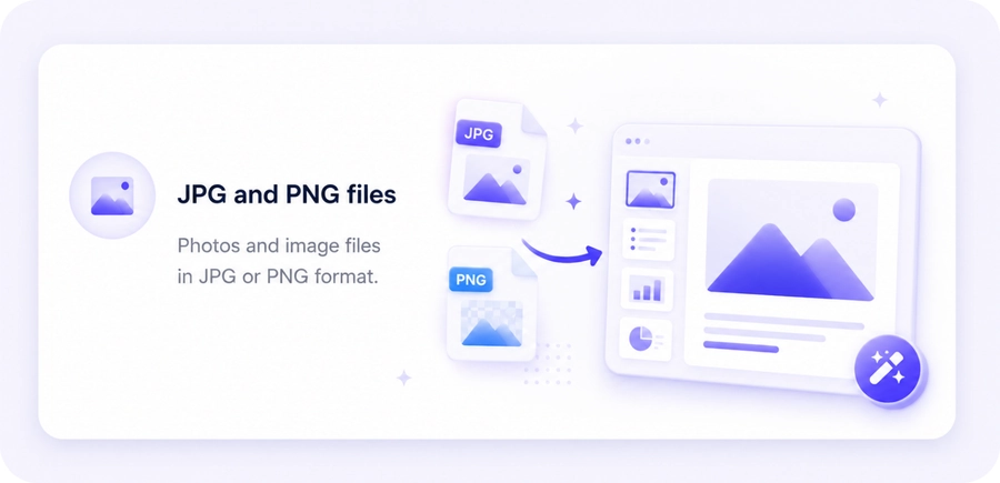 Icon representing a JPG or PNG image file