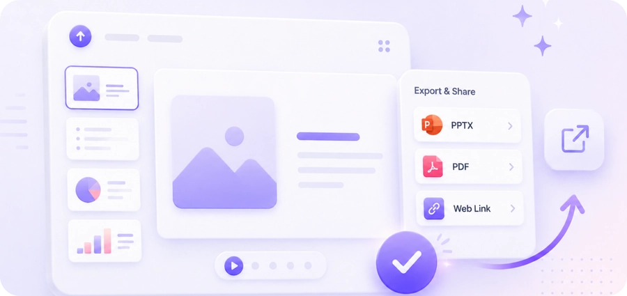 Review and export a PPT presentation